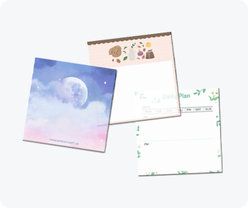 반투명 떡메모지